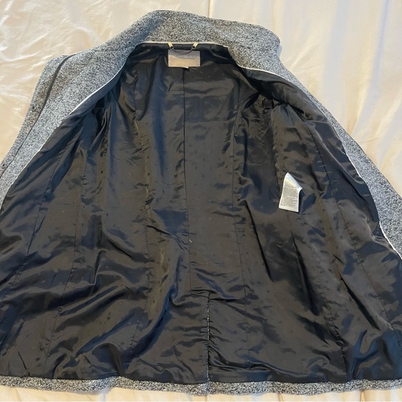 Banana Republic Women's Black Tweed Wool Blend Coat - Picture 4 of 8